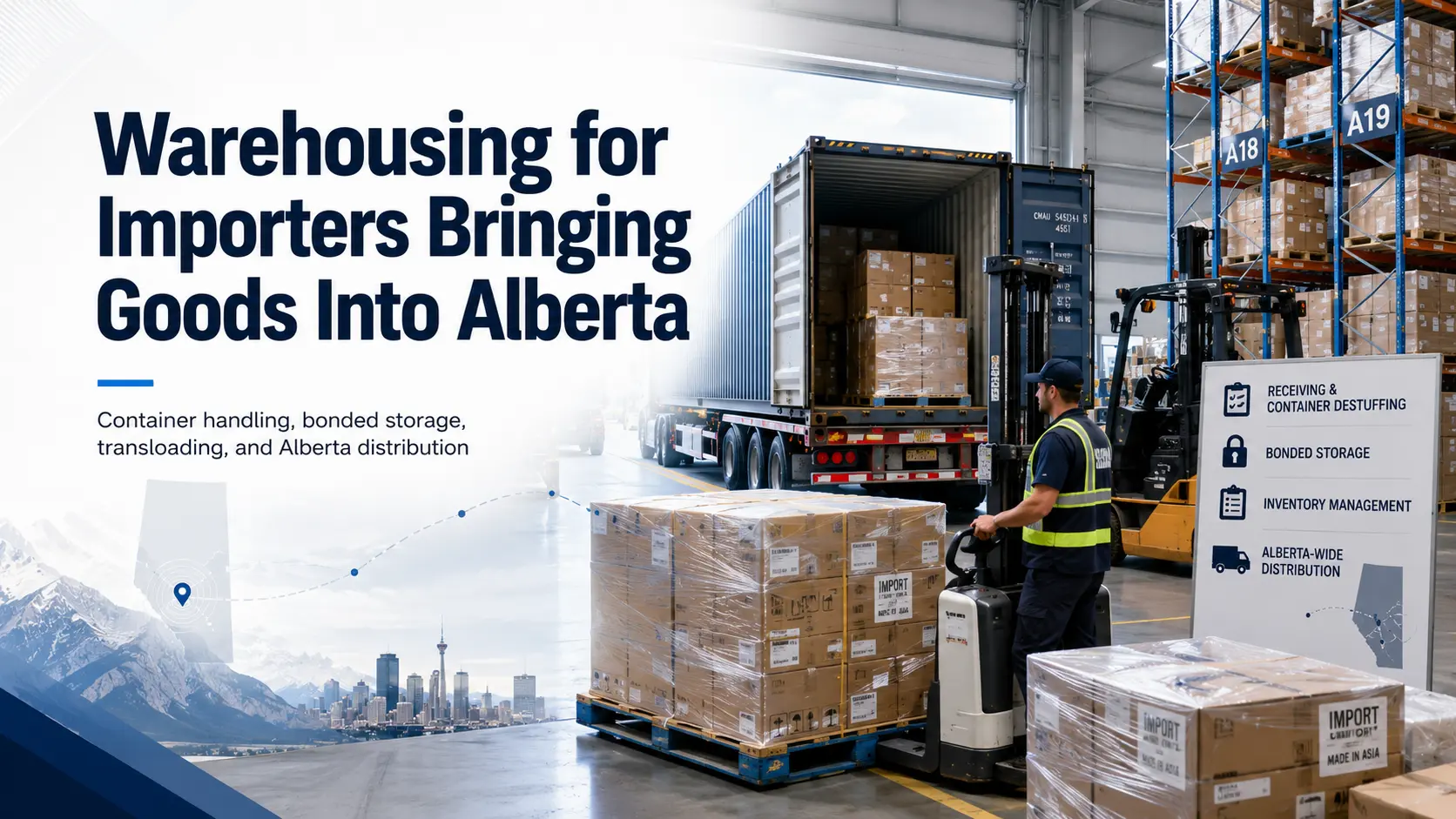 Warehousing for Importers Bringing Goods Into Alberta