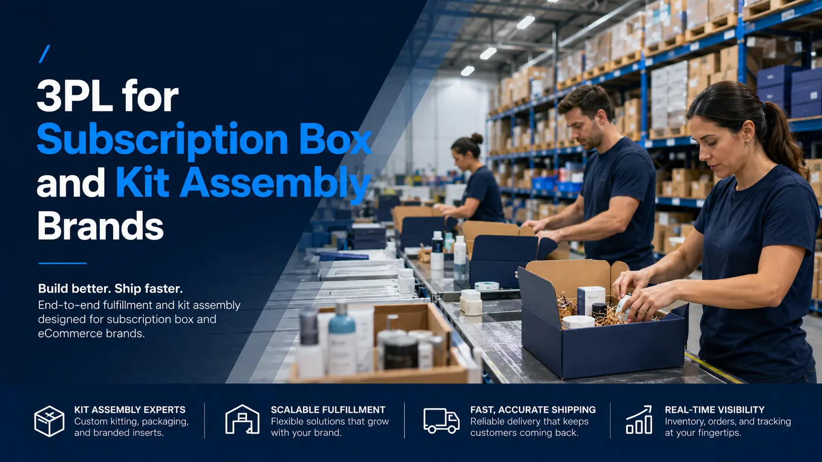 3PL for Subscription Box and Kit Assembly Brands in Calgary, Alberta