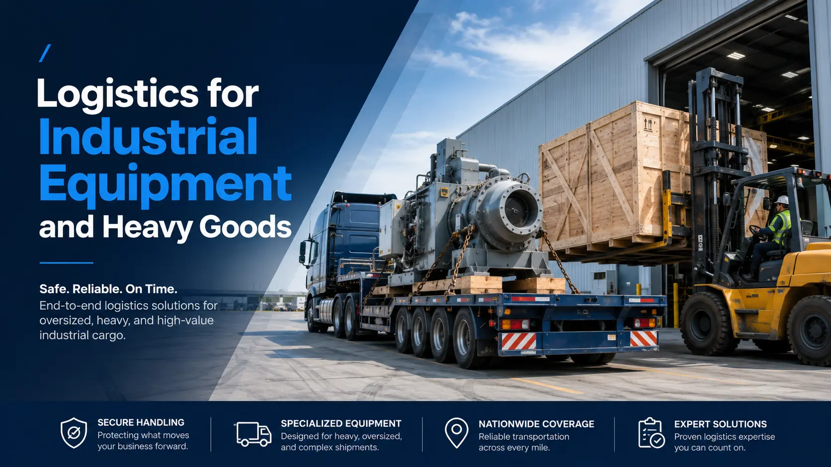 Logistics for Industrial Equipment & Heavy Goods in Calgary